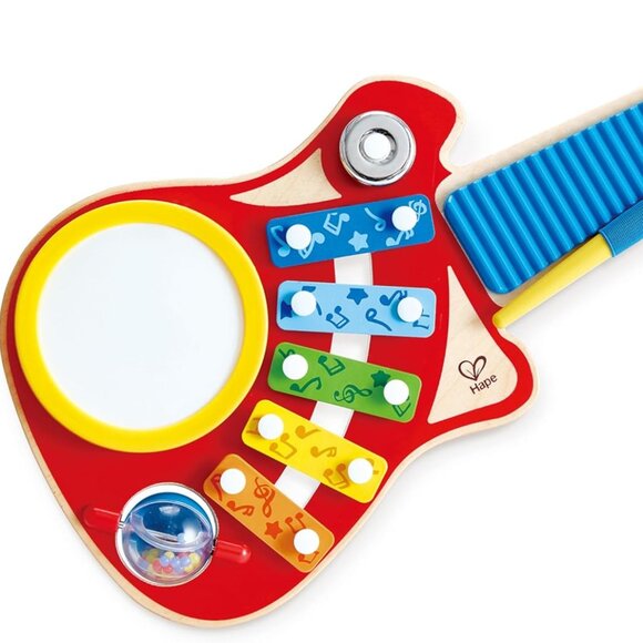 Hape 6-in-1 Guitar Band Musical Instrument Brand New For Age 18 Months - Picture 8 of 14